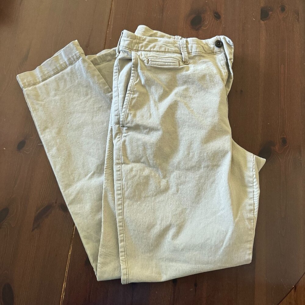 Slim Fit Broken-In Khakis